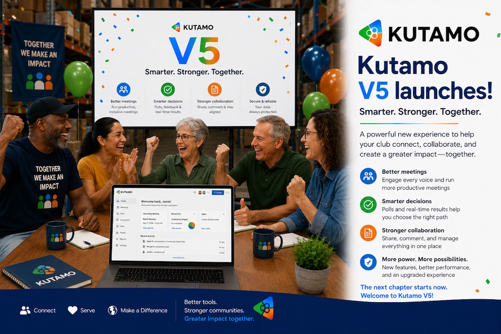 Kutamo v5 — major release for service clubs